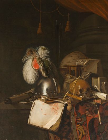 null Jan FRIS (AMSTERDAM c. 1627-c. 1672)


Vanity 


Canvas.


111,5 x 87 cm.


Signed...
