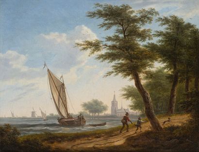 null FRANTZ SWAGERS (UTRECHT, 1756PARIS, 1836)


Paysage hollandais


Huile sur toile...