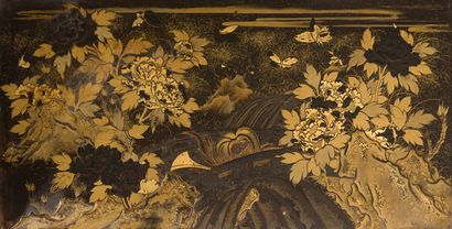 null Petit meuble Shodana en bois laqué

Japon, époque Meiji, XIXème siècle 

Rectangulaire,...