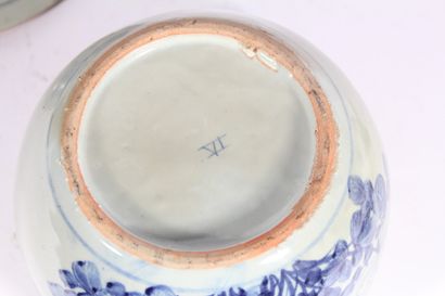 null Pot couvert en porcelaine bleu blanc

Chine, début du XXème siècle

A décor...