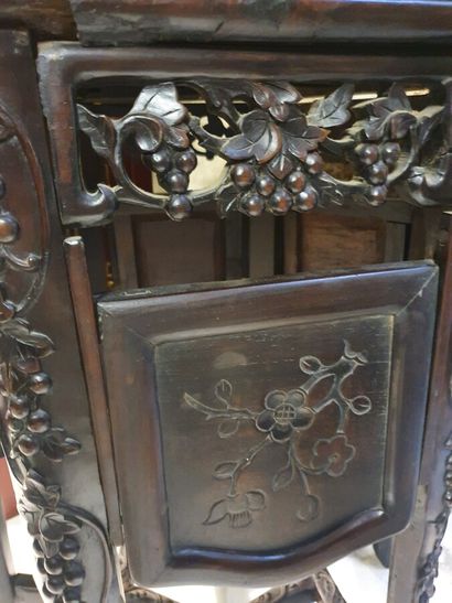 null Table en bois sculpté

Indochine, XXème siècle

Hexagonale, les bandeaux et...