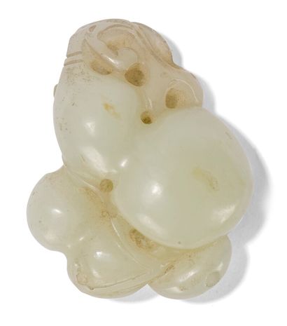 null Pendentif en jade céladon pâle

Chine, XIXème siècle

A décor sculpté d'une...
