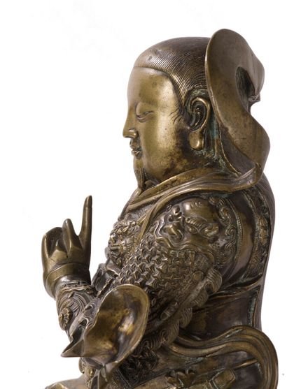 null 
Statuette de Zhenwu en bronze




Chine, dynastie Ming, XVI/XVIIème siècle




Représenté...