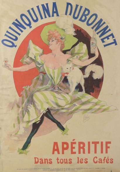 null Jules Chéret

"Quinquina Dubonnet

Supplement of the Courrier Français 1895

39,5...