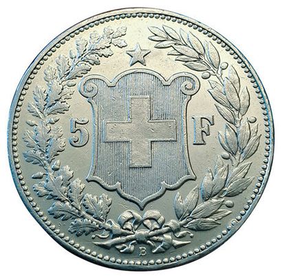 null 5 Francs 1892 B. 190000 ex. Km.34. qSUP