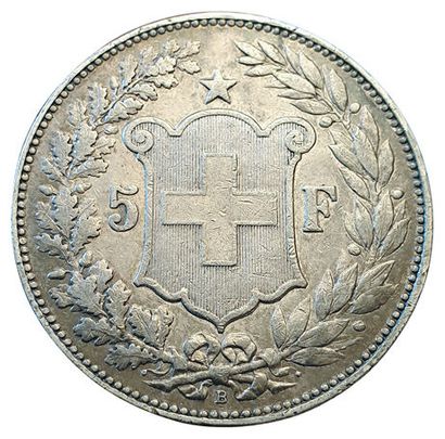 null 5 Francs 1904 B. 40000 ex. Km.34. TTB
