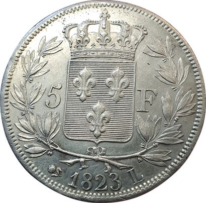 null 5 Francs 1823 L. Bayonne. F.309/81. SUP