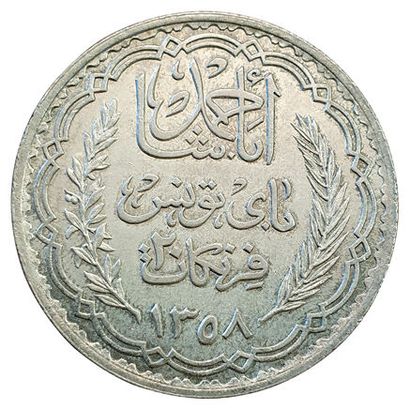 null Tunisie. 20 Francs 1939. Gad.C.371. SUP