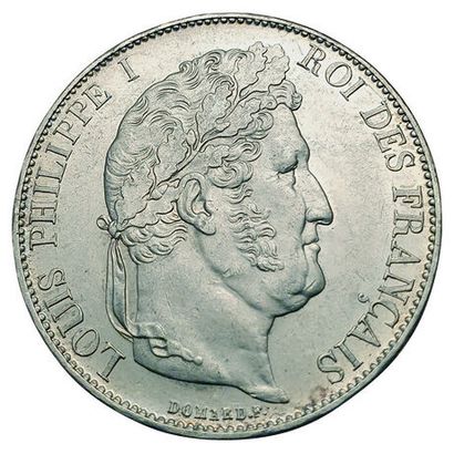 null 5 Francs tête laurée 2e type. 1846 A. Paris. F.325/10. SUP