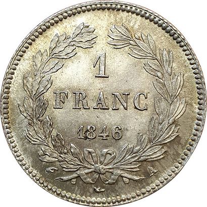 null 1 Franc 1846 A. Paris. F.210/109. SUP àSPL