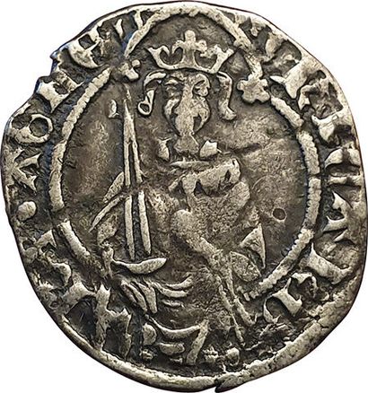 null Aquitaine. Richard II. 1377-1399. Hardi. 1,1grs. Bd.515. TTB+