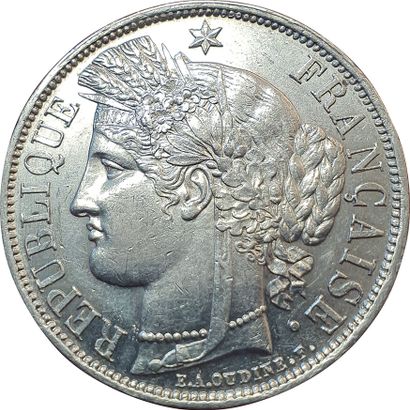 null 5 Francs Cérès 1870 A. Paris. F.333/1. SUP