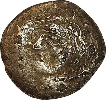 null Longostalts. 1st century B.C. Drachma of the Languedocien type. 3,32grs. Savès...