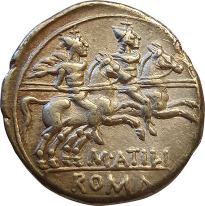 null Atilia. M.Atilius Saranus. 145 B.C. Denarius. 3,76grs. Bab. (Atilia) 8. SUP...