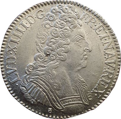 null Louis XIV. Ecu aux trois couronnes. 1709 M. Toulouse. 30,47grs. Gad.229 ( R...