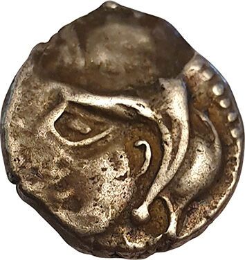 null Bituriges Cubes. 60-50 B.C. Denarius with boar and cross. 1,88grs. D.T 3449....