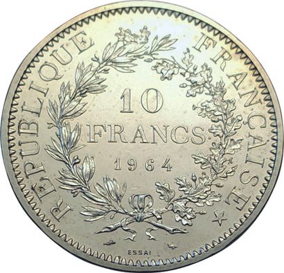 null 10 Francs Hercule 1964. Gad.E.183.6. 3500 ex. frappés. SUP à SPL