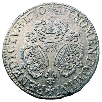 null Louis XIV. Ecu de Béarn aux trois couronnes. 1710 Pau. 30,39grs. Gad.230 ( R...