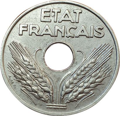 null 20 Centimes FRENCH STATE 1944. Iron. F.154/3. SPL