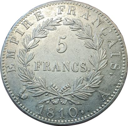 null 5 Francs 1810 A. Paris. F.307/14. TTB+