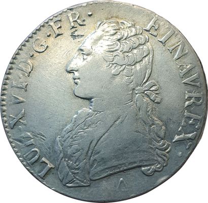 null Louis XVI. Ecu aux branches d'olivier. 1789 R. Orléans. 29,16grs. Gad.356. ...