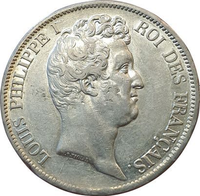 null 5 Francs tête nue. 1831 A. Paris. Tr. En creux. F.315/14. qSUP/SUP