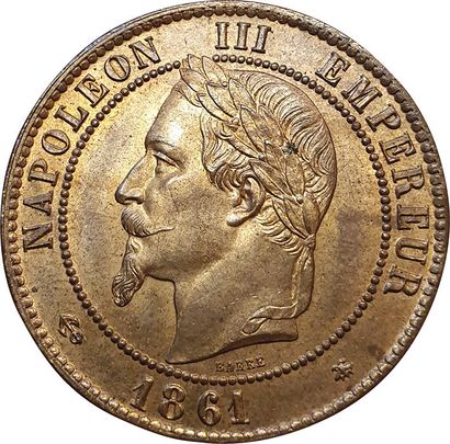 null 10 Centimes 1861 A. Paris. F.134/2. SPL