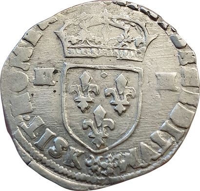 null Henri IV. Quart d'écu 1608 K. Bordeaux. 9,62grs. Sb.4686 (1 ex.). 67586 ex....