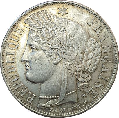 null 5 Francs Cérès 1849 A. Paris. F.327/1. SUP