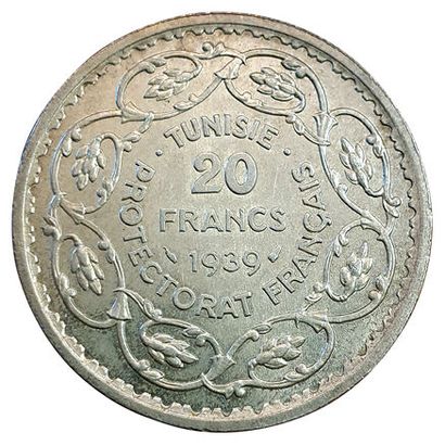 null Tunisie. 20 Francs 1939. Gad.C.371. SUP
