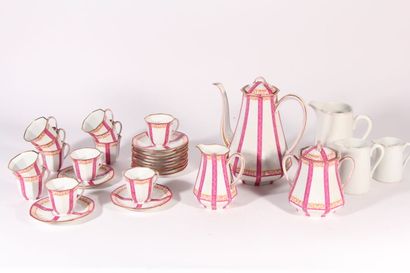 null BELLEROY and Company, Limoges

Service set including a milk jug, a coffee pot,...
