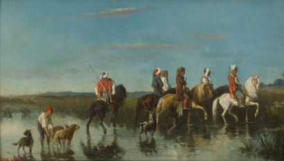 Henri VAN WYK (1833-?)

Les cavaliers, passage...