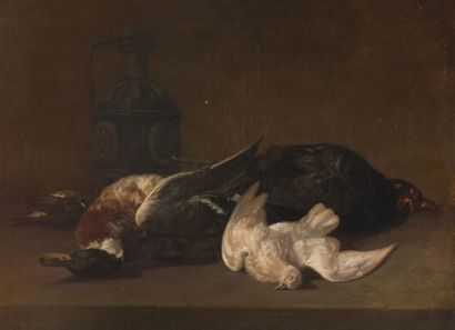 null Xénophon HELLOUIN (1820-1895)

Composition aux lièvres et perdrix et Composition...