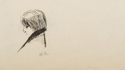  André BRETON (1896-1966)

Sans titre

Dessin à la plume, signé des initiales « A... Gazette Drouot