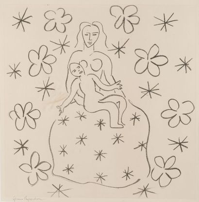 null Henri MATISSE (1869-1954)

Grande Vierge à l'enfant

Lithographie sur papier...