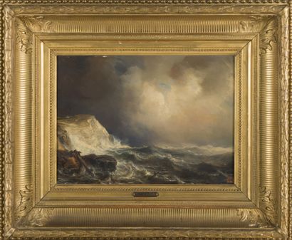 null Théodore GUDIN (1802-1880)

Les rescapés, 1862

Huile sur panneau, signé en...