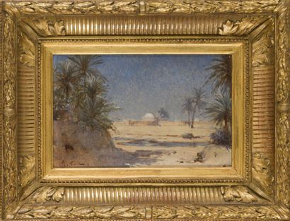 null Gustave-Nicolas PINEL (1842-1896)

Orientalist landscape

Oil on panel signed...