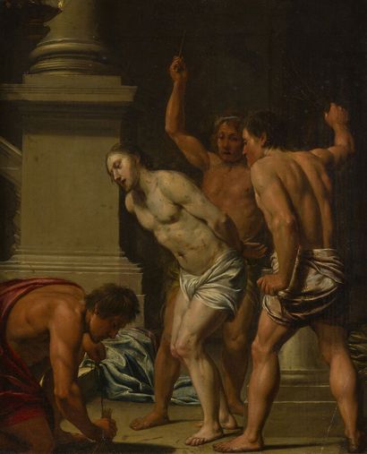 null LE MAITRE DES CORTÈGES (actif à Paris vers 1640-1660)

La Flagellation du Christ

Cuivre.

Sur...