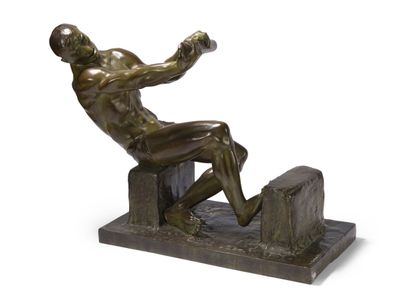 null MAURICE GUIRAUD-RIVIÈRE (1881-1947) 

« L'effort »

Sculpture. Épreuve en bronze...