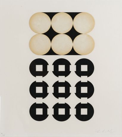 null Victor VASAREL Y (1906-1997)

Cercles blancs et noirs

Sérigraphie en couleurs,...