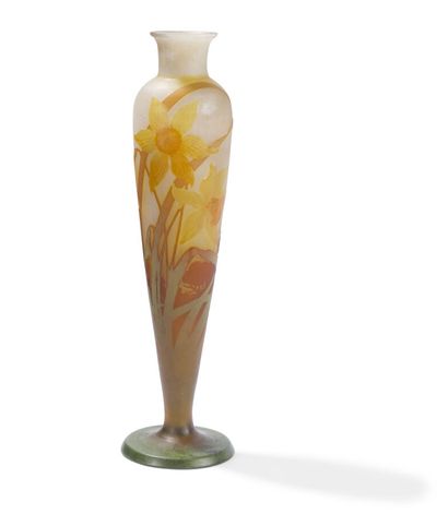 null 
ÉTABLISSEMENTS GALLÉ (1904-1936)




« Narcisses »




Haut vase balustre fuselé...