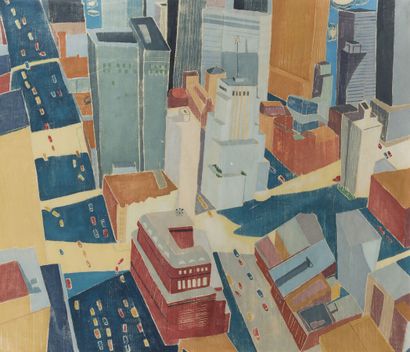 null Aline FELDMAN (Née en 1928)

Perspective urbaine

Deux gravures sur bois couleurs...