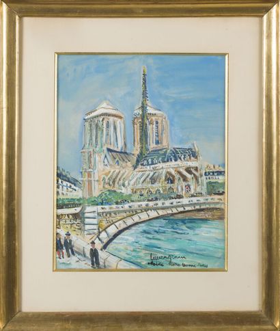 null Lucien GENIN (1894-1953)

Abside Notre Dame. Paris

Gouache, signée et située...