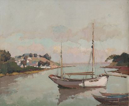 null Tristan KLINGSOR (1874-1966)

Barque à Douarnenez

Huile sur toile, signée en...