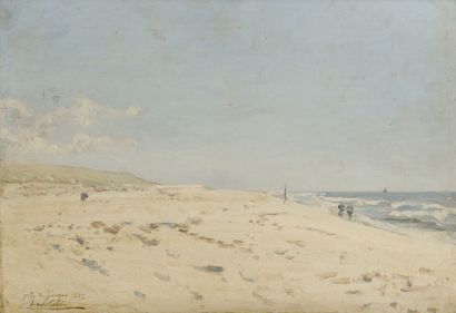 null Louis-Alexandre CABIÉ (1854-1939)
Golfe de Gascogne, 1894
Huile sur panneau,...