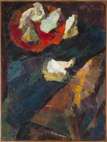 null Charles CANTE (1882-1957)
Huîtres à l'assiette rouge
Huile sur toile signée...