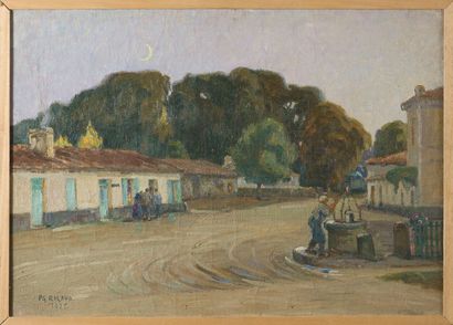 null Pierre-Gaston RIGAUD (1874-1939)
Saint-Morillon, le puits, 1922
Huile sur toile,...