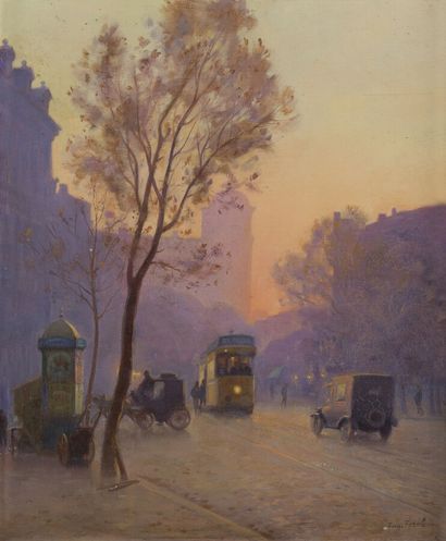 null Eugène FOREL (1858-1938)
Bordeaux, Le cours Victor Hugo, 1926
Huile sur toile...