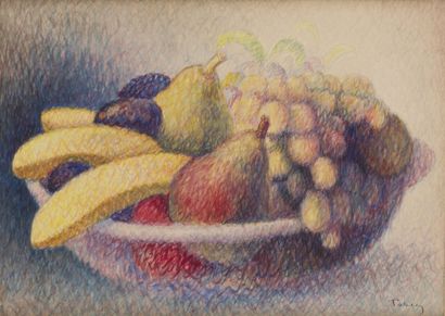 null Félix-Élie BONNET, dit TOBEEN (1880-1938)
Coupe de fruit
Aquarelle signée en...