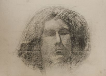 null Joseph LÉPINE (1867-1943)
Etudes de têtes
Quatorze dessins au fusain, dont trois...